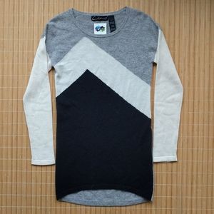 New 100% cashmere designer long sweater/short …